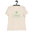 Binary Instructions To Keep Moving The World Forward With Venusian Earth In Green on Women's Relaxed Fit T-Shirt