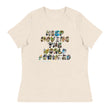 Baby Animals Keep Moving The World Forward on Women's Relaxed Fit T-Shirt