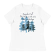 Remember Your Heritage Haiku With Trees on Women's Relaxed Fit T-Shirt