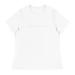 5813 Ventures Logo In Pearl on Women's Relaxed Fit T-Shirt