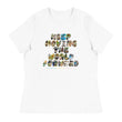 Baby Animals Keep Moving The World Forward on Women's Relaxed Fit T-Shirt