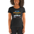 Environmental Causes Keep Moving The World Forward on Women's Tri-Blend Tee Shirt