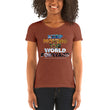 Environmental Causes Keep Moving The World Forward on Women's Tri-Blend Tee Shirt