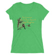 Life Is An Encore Haiku With Wren on Women's Tri-Blend Tee Shirt