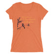 Life Is An Encore Haiku With Wren on Women's Tri-Blend Tee Shirt