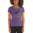 Always Win Now Haiku With Butterfly on Women's Tri-Blend Tee Shirt