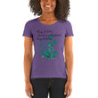 Always Better Haiku With Lilies on Women's Tri-Blend Tee Shirt