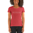 5813 Ventures Logo In Pearl on Women's Tri-Blend Tee Shirt