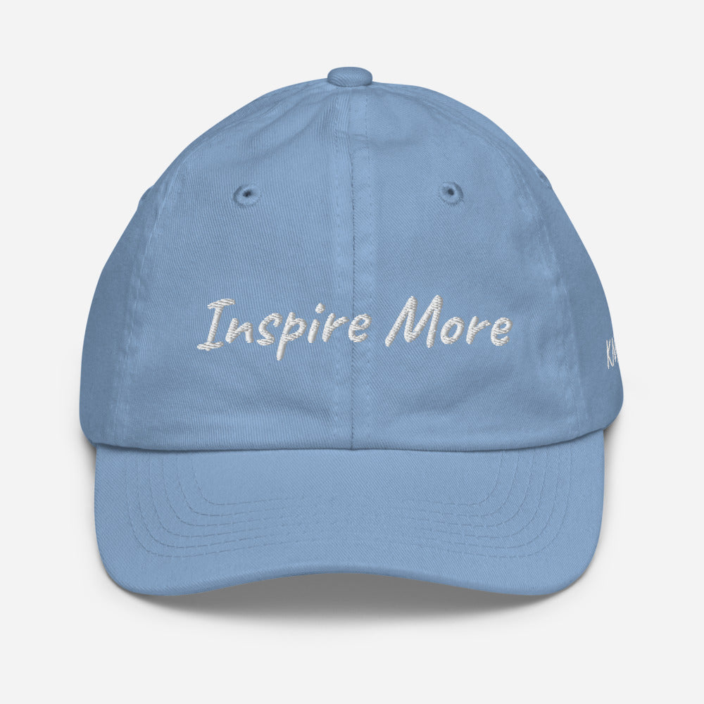 Inspire More In Diamond Embroidery on Youth Baseball Cap