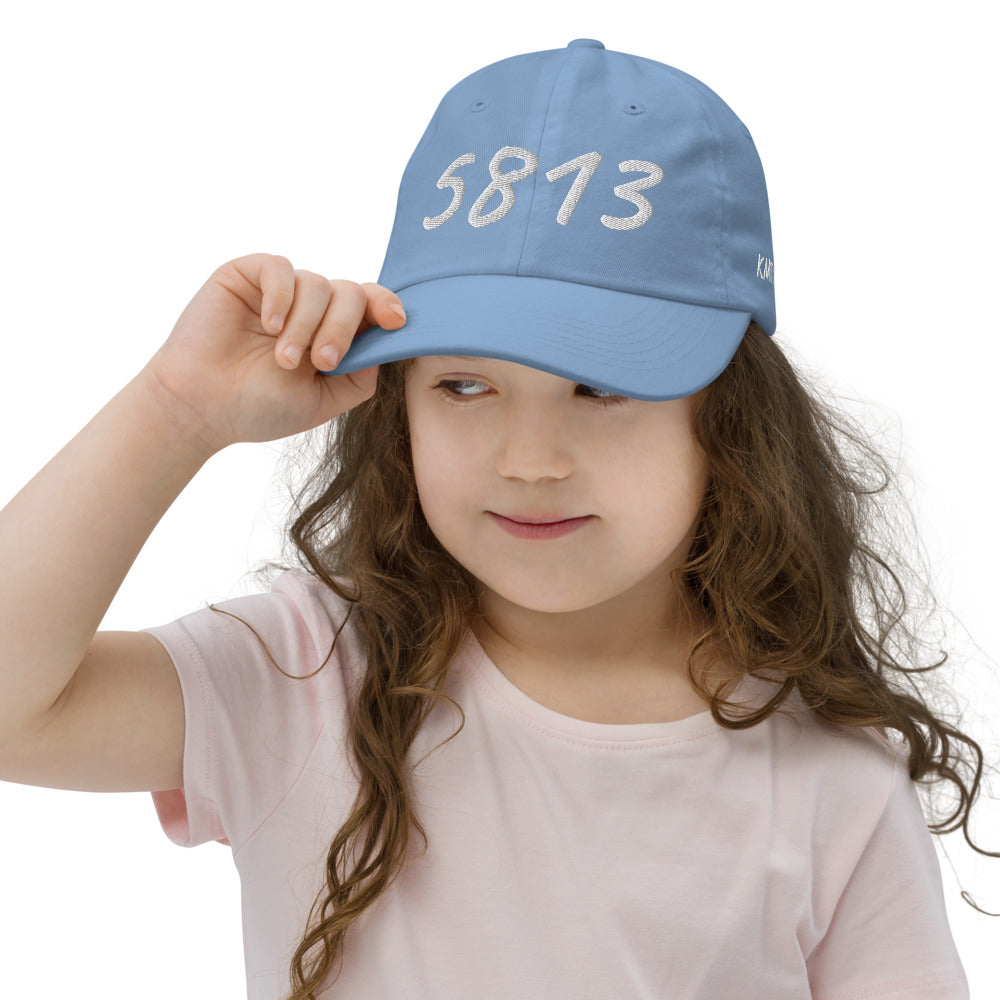 5813 In Pearl Embroidery on Youth Baseball Cap