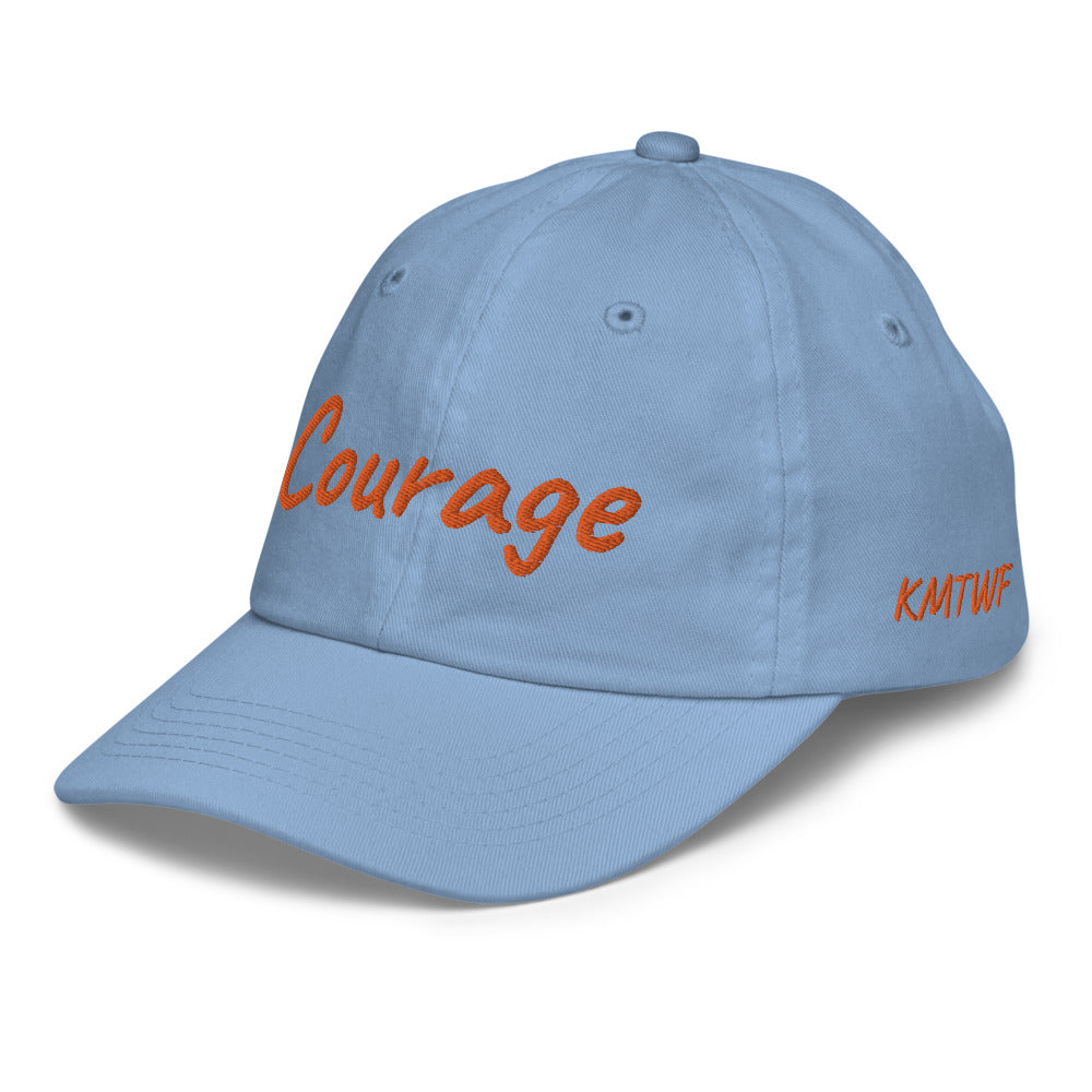 Courage In Amber Embroidery on Youth Baseball Cap