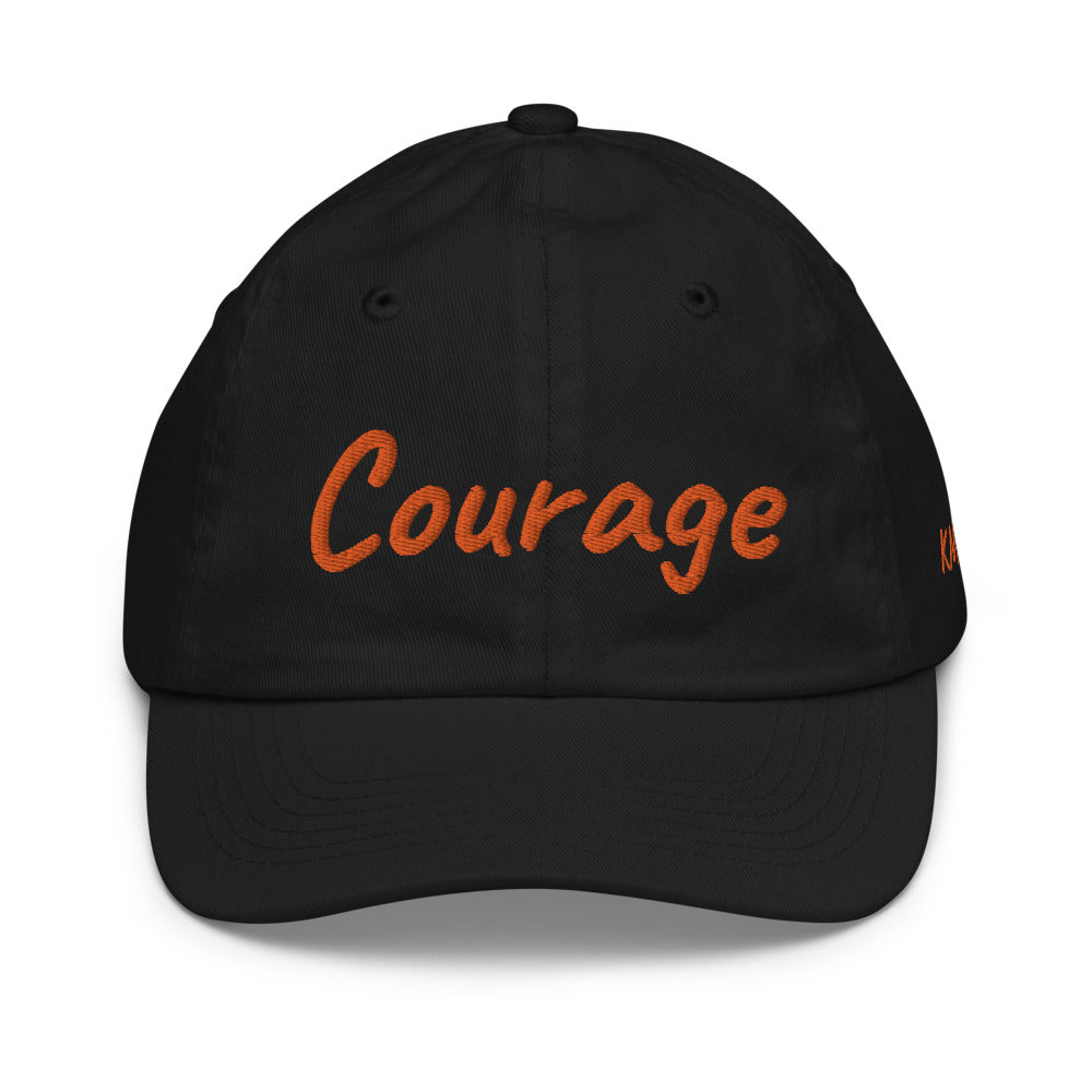 Courage In Amber Embroidery on Youth Baseball Cap