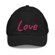 Love In Star Rose Quartz Embroidery on Youth Baseball Cap