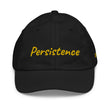 Persistence In Gold Embroidery on Youth Baseball Cap