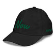 Now In Emerald Embroidery on Youth Baseball Cap