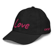 Love In Star Rose Quartz Embroidery on Youth Baseball Cap