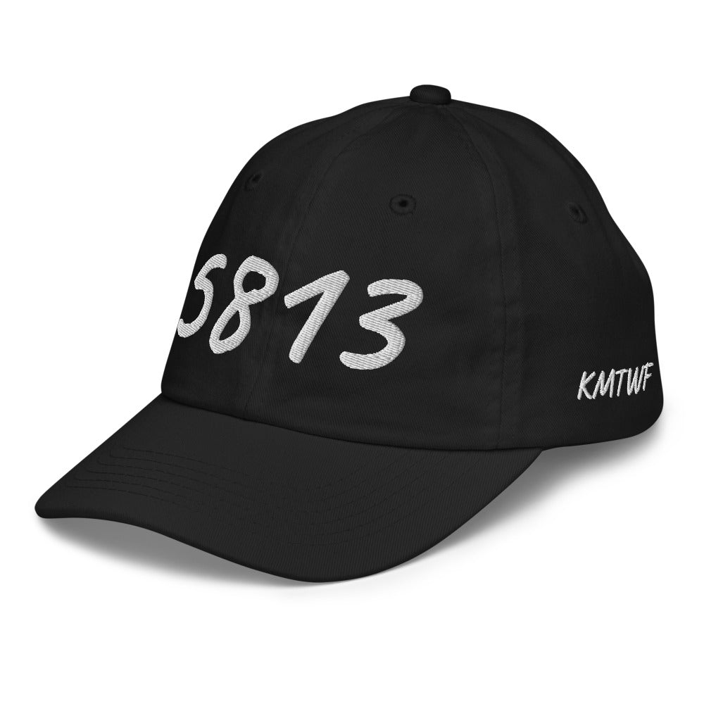 5813 In Pearl Embroidery on Youth Baseball Cap