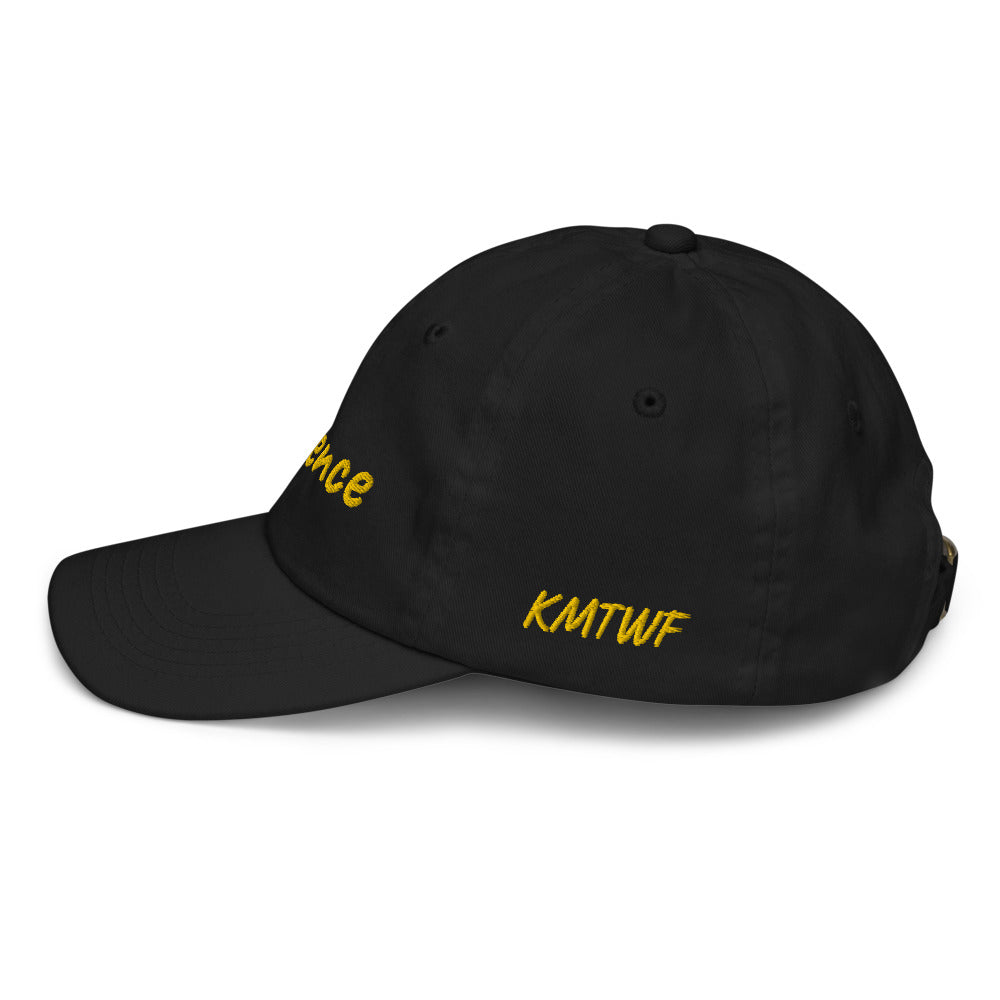 Persistence In Gold Embroidery on Youth Baseball Cap