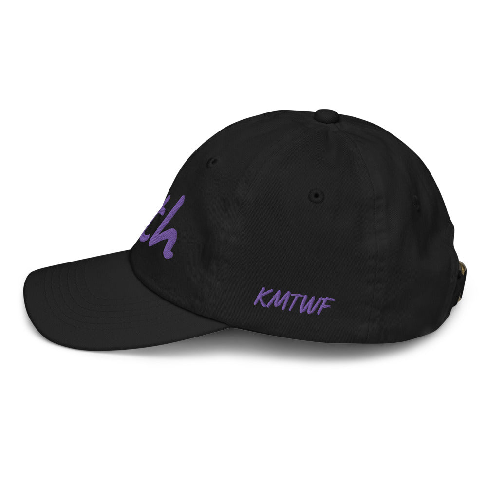 Truth In Amethyst Embroidery on Youth Baseball Cap