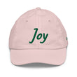 Joy In Emerald Embroidery on Youth Baseball Cap