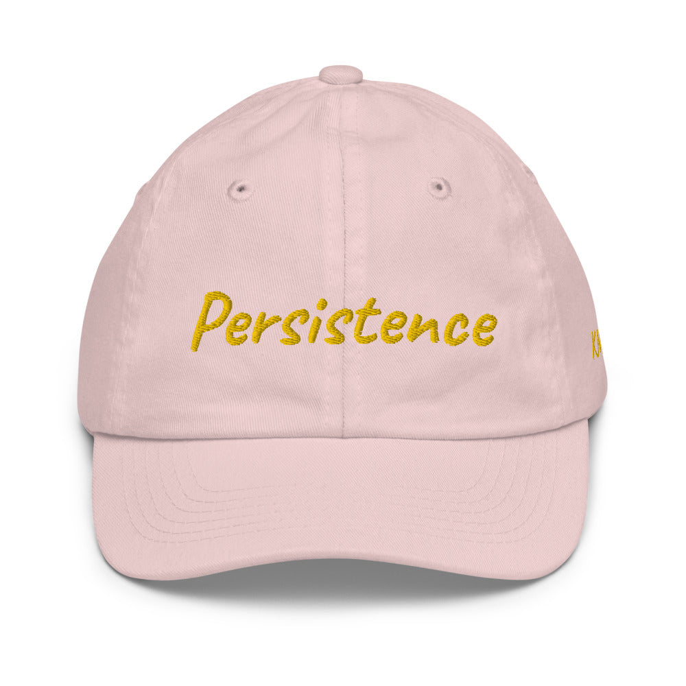 Persistence In Gold Embroidery on Youth Baseball Cap