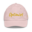 Optimist In Gold Embroidery on Youth Baseball Cap