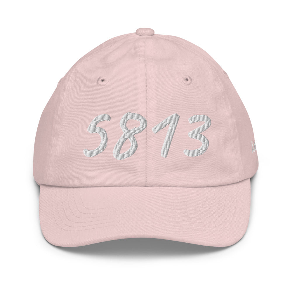 5813 In Pearl Embroidery on Youth Baseball Cap