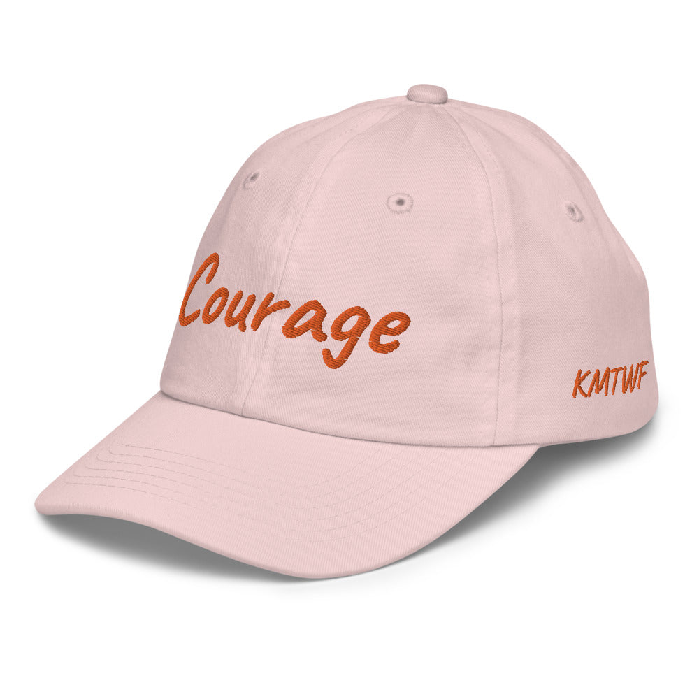 Courage In Amber Embroidery on Youth Baseball Cap