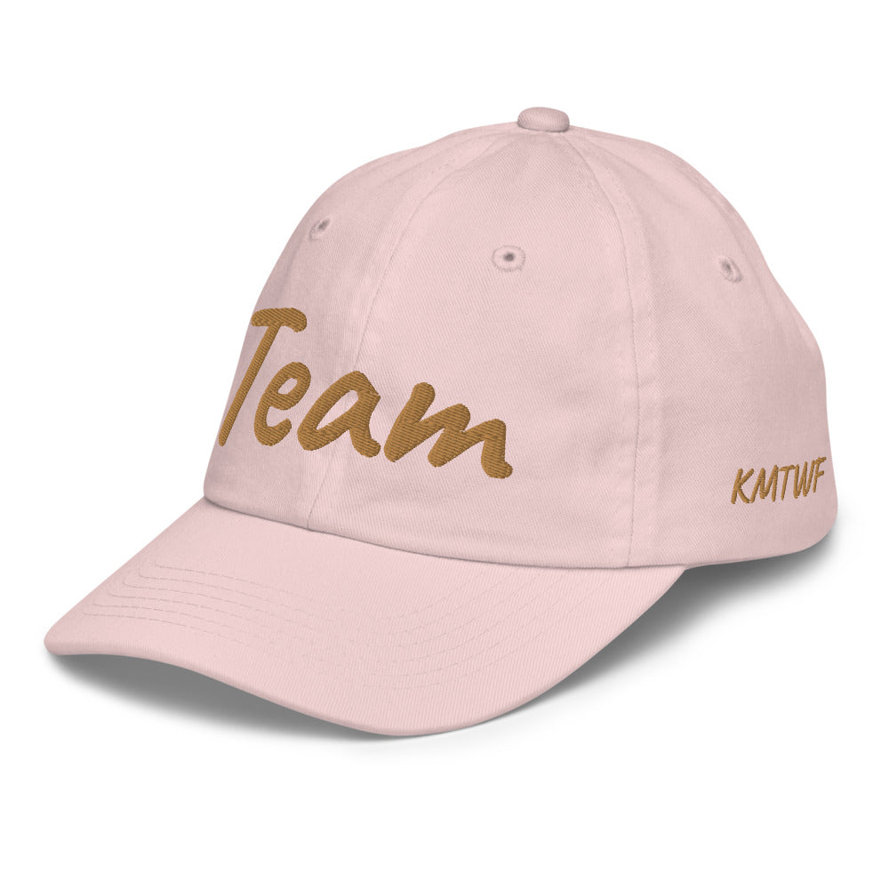 Team In Celluloid Embroidery on Youth Baseball Cap