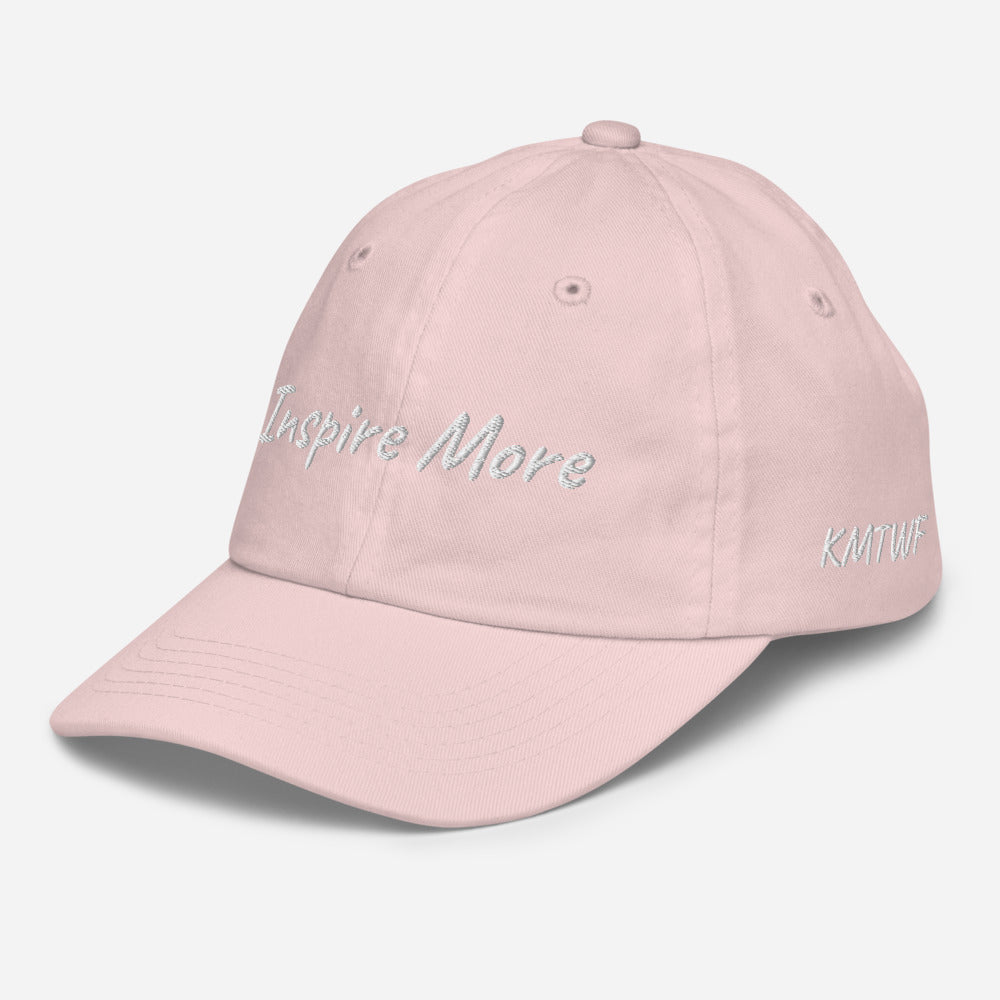 Inspire More In Diamond Embroidery on Youth Baseball Cap