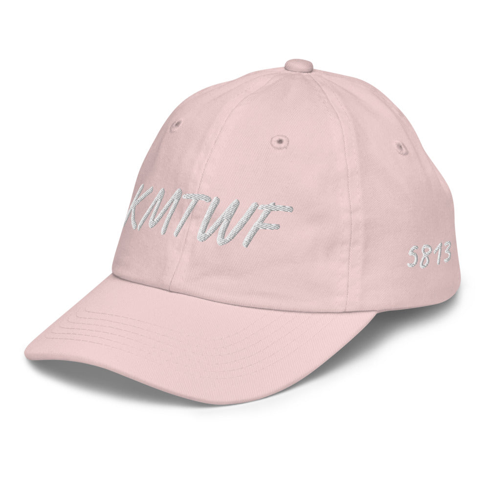 KMTWF In Pearl Embroidery on Youth Baseball Cap