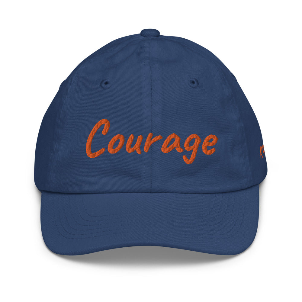 Courage In Amber Embroidery on Youth Baseball Cap