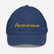 Perseverance In Gold Embroidery on Youth Baseball Cap