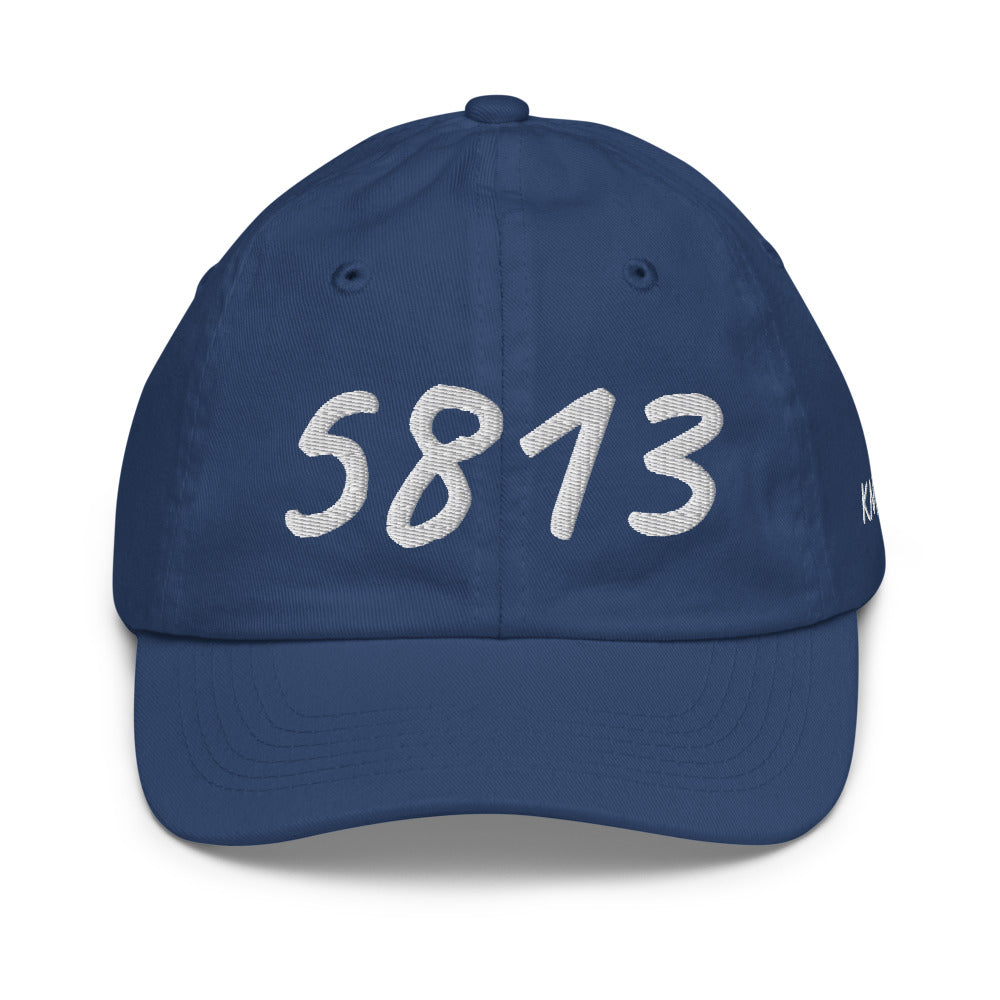 5813 In Pearl Embroidery on Youth Baseball Cap