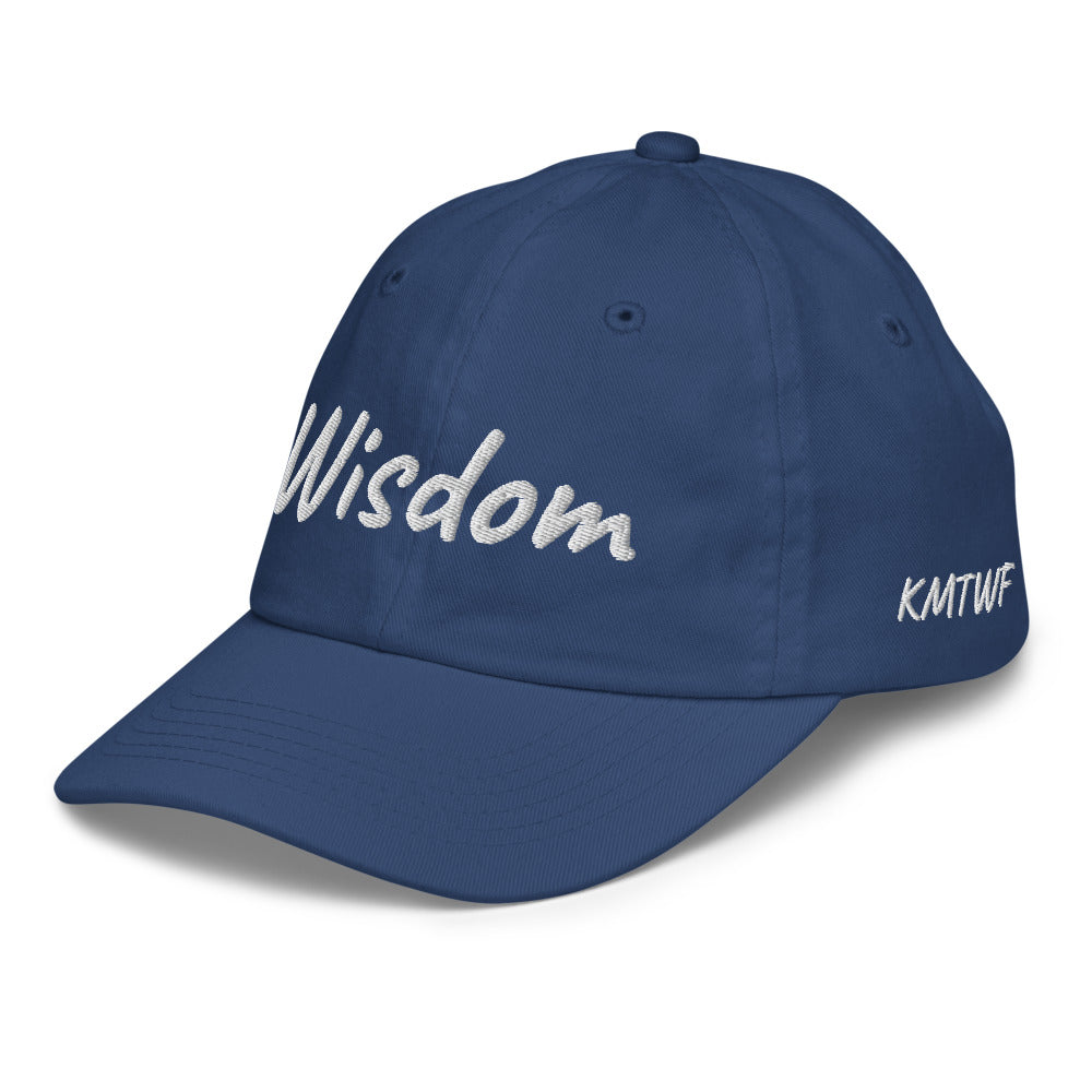 Wisdom In Marble Embroidery on Youth Baseball Cap