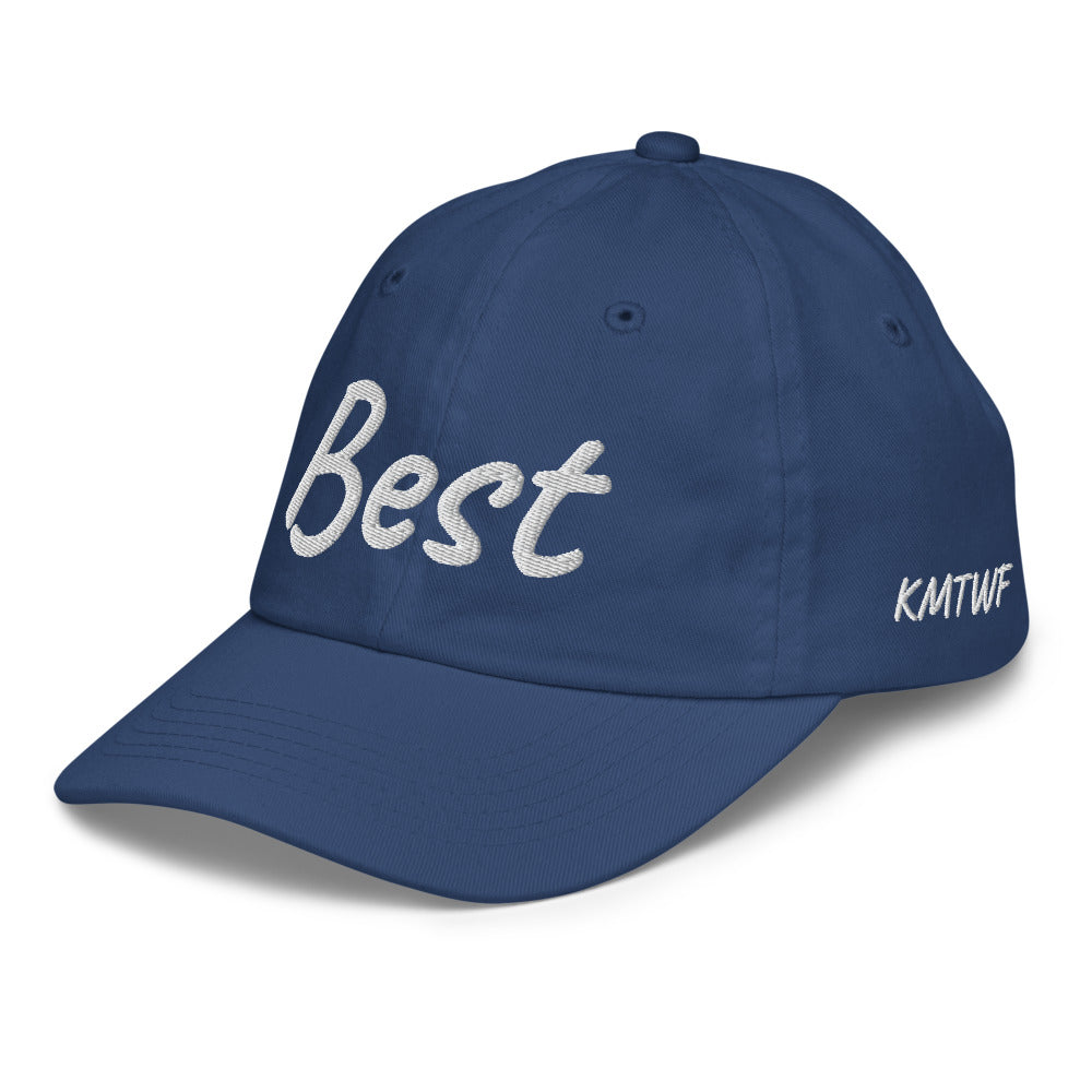 Best In Diamond Embroidery on Youth Baseball Cap