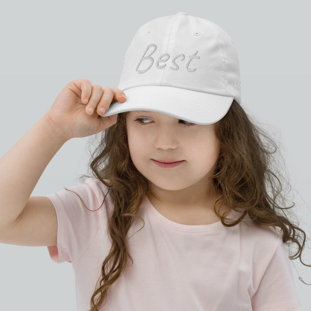 Best In Diamond Embroidery on Youth Baseball Cap