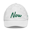 Now In Emerald Embroidery on Youth Baseball Cap