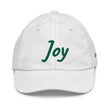 Joy In Emerald Embroidery on Youth Baseball Cap