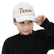 Team In Celluloid Embroidery on Youth Baseball Cap