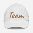 Team In Celluloid Embroidery on Youth Baseball Cap