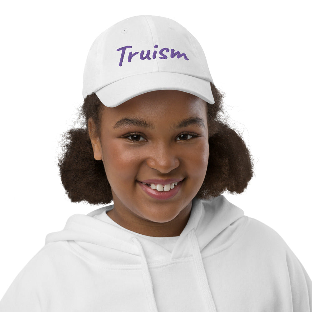 Truism In Amethyst Embroidery on Youth Baseball Cap