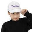 Truism In Amethyst Embroidery on Youth Baseball Cap