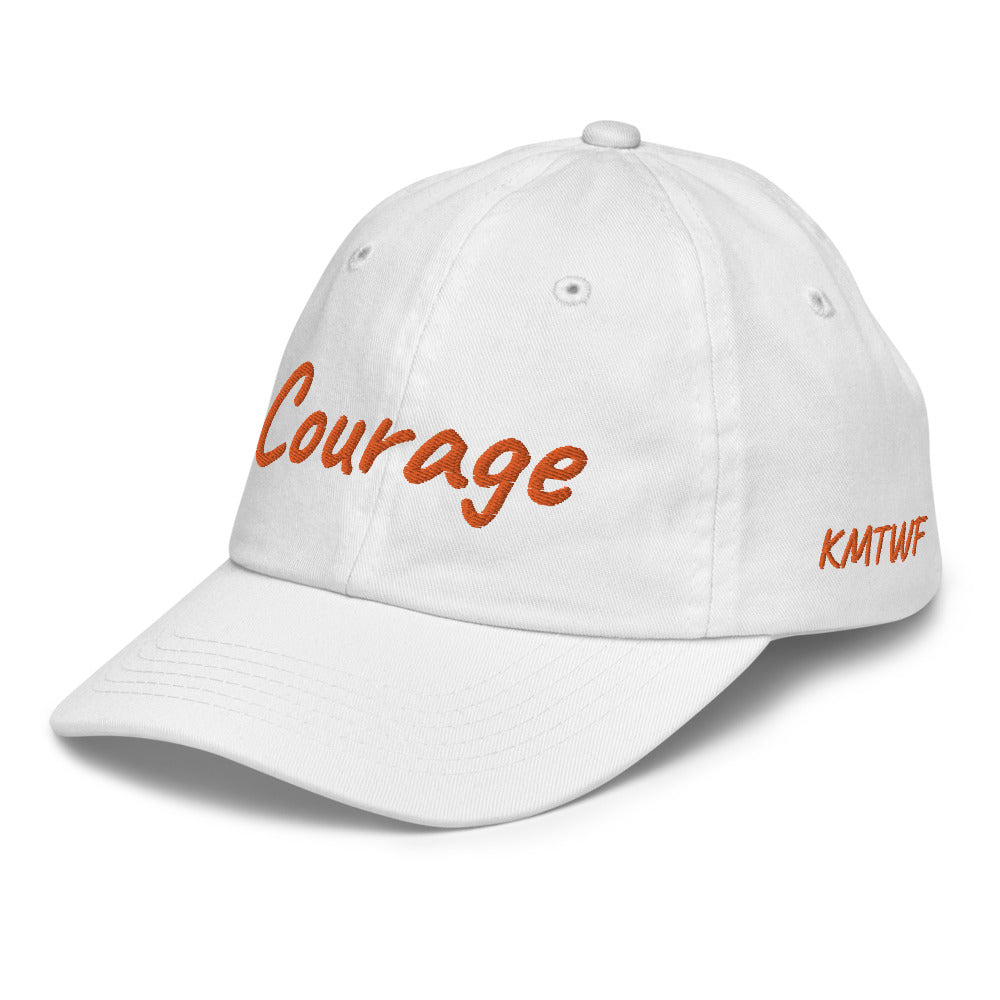 Courage In Amber Embroidery on Youth Baseball Cap