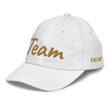 Team In Celluloid Embroidery on Youth Baseball Cap