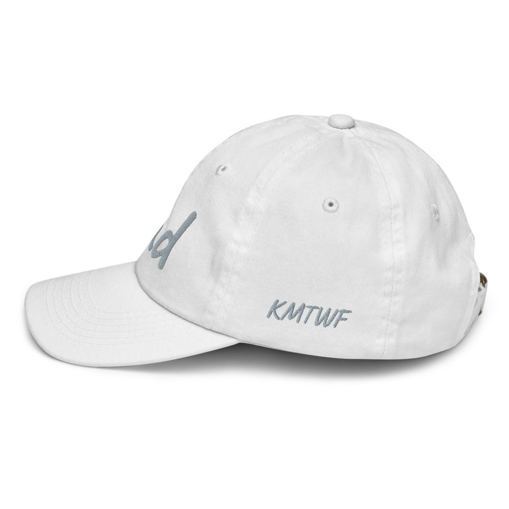 Lead In Silver Embroidery on Youth Baseball Cap