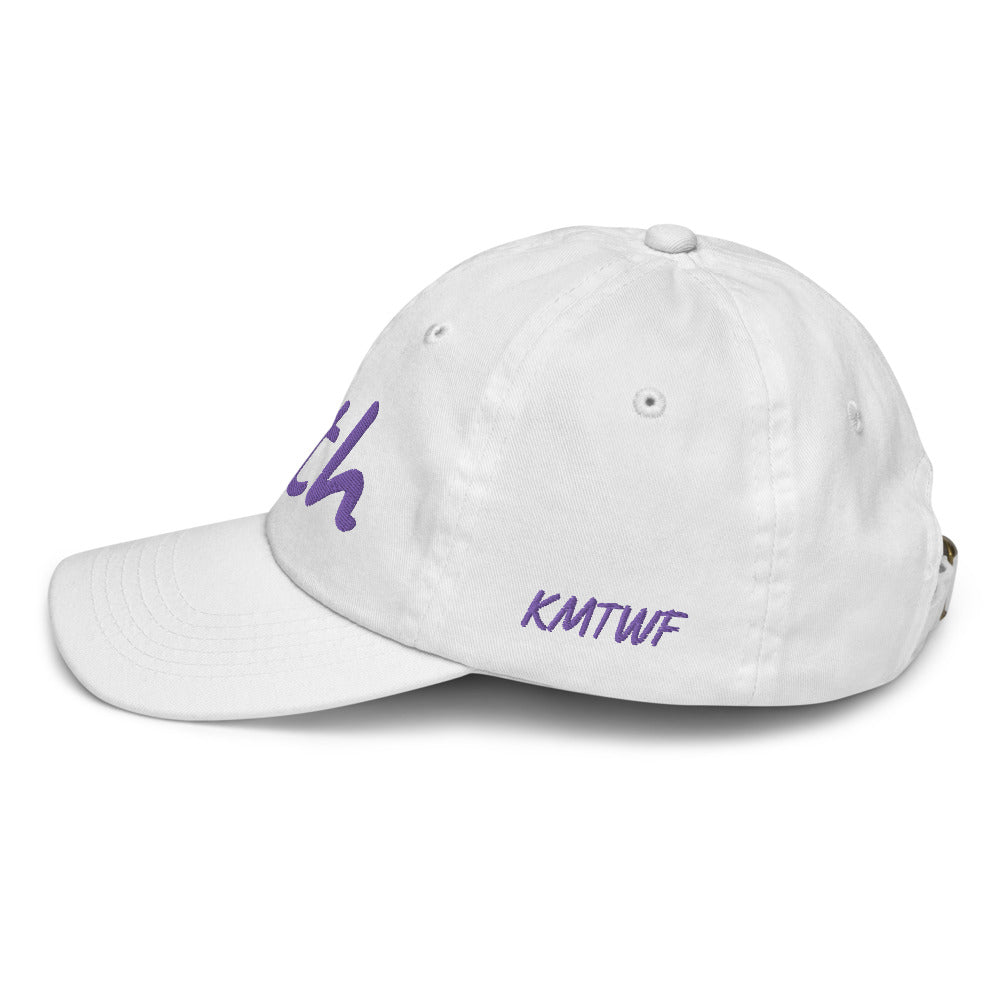 Truth In Amethyst Embroidery on Youth Baseball Cap