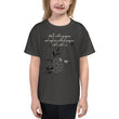 Walk With A Purpose Haiku With Dragonfly on Youth Short Sleeve T-Shirt