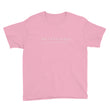 5813 Ventures Logo In Pearl on Youth Short Sleeve T-Shirt