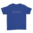 5813 Ventures Logo In Pearl on Youth Short Sleeve T-Shirt